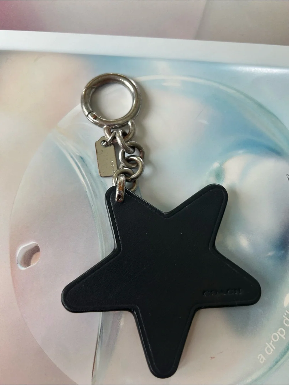 Coach Star Key Ring in Purple, Red, Navy( limited ed./used/displayed item)